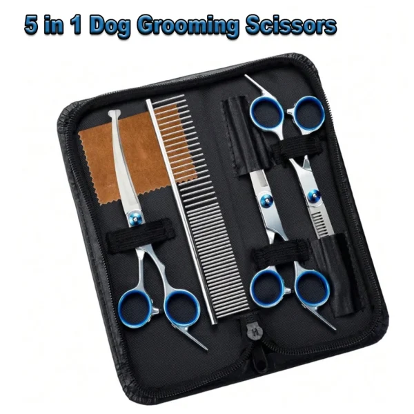 Professional Pet Grooming Scissors Kit