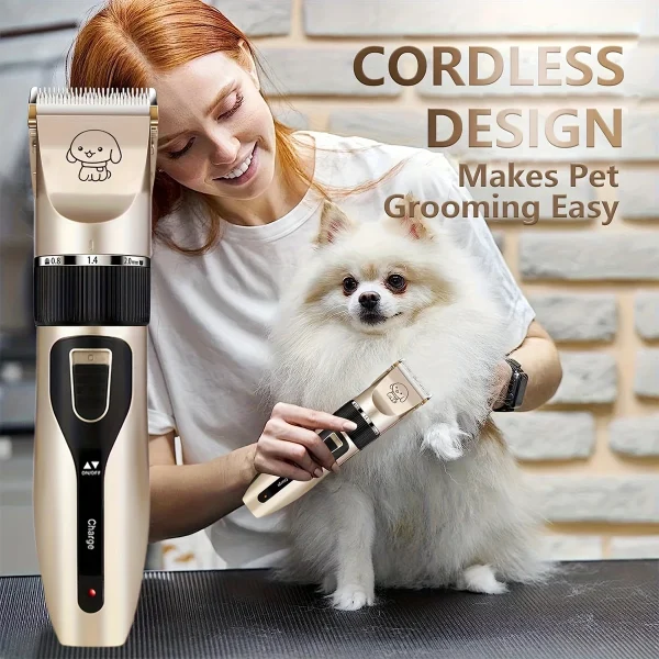 Rechargeable Cordless Pet Grooming Kit Cordless Trimmer